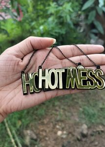 HotMess Acrylic Chain Earrings