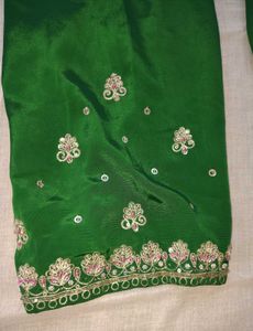 Crepe Silk Designer Suit Set