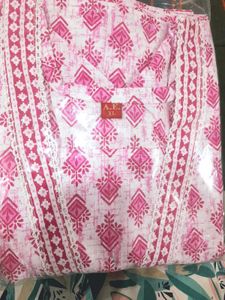 (New)Pink Kurta Co Ord Set