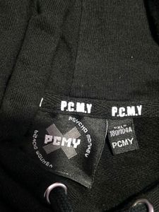 PCMY streetwear printing long pullover hoodie