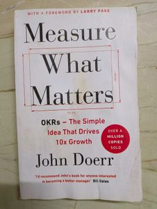 Measure What Matters