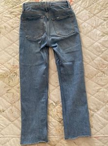 Zara High Waist Skinny Straight Fit Jeans