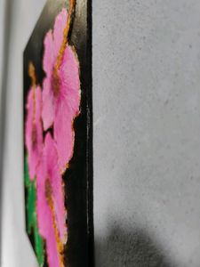 Flower Painting With Arcylic Colours