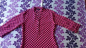 Light Pink Tunic Top Very Stylish With Comfortable
