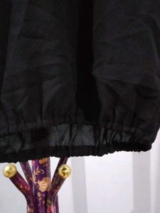 Black Half Top