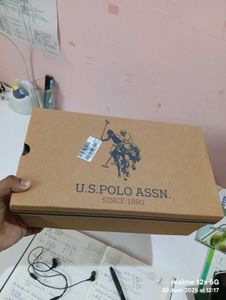 US Polo Assn Canvas Grey Sneakers For Men