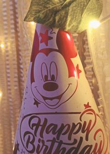 Party Popper With Birthday Cap