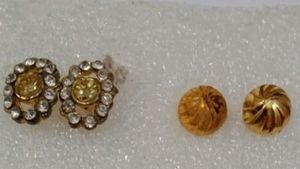 Beautiful Studs Topas Combo Of 8 Pairs