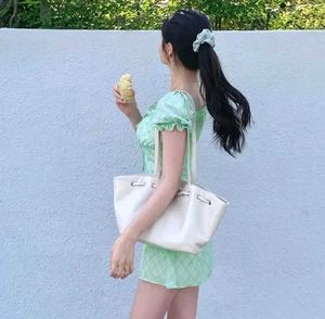 Mint Checkered  Mini dress