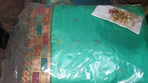 Elegant Green Saree
