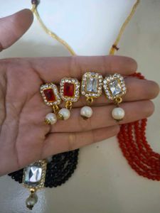 Beaded Necklace &amp; Earring Set