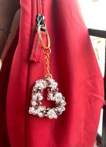 Crystal Heart Keychain