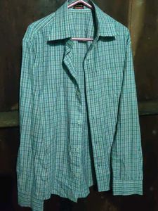 Checked Green Shirt