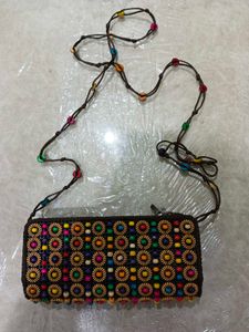 Handmade multi Colour Sling Bag
