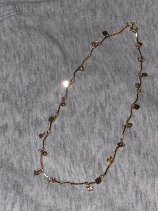 Golden dainty necklace