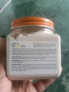 Dr. Rashel Rice Water Face Pack