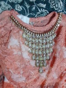 Girls&#39; Coral Party Dress
