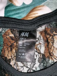 Black Lace Detail Top