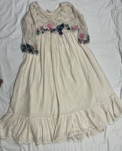 Boho Embroidered Maxi Dress