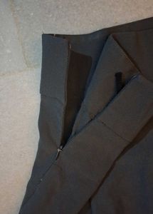 CAMPUS | charcoal grey skirt