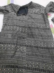 Black Pants &amp; Patterned Top