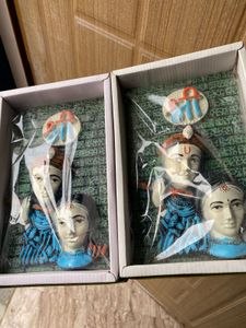 Radha Krishna Wall Hanging Set (combo)