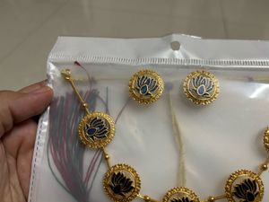 🆕 Navy Jewellery Set