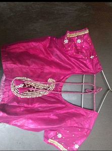 Pink Embellished Blouse