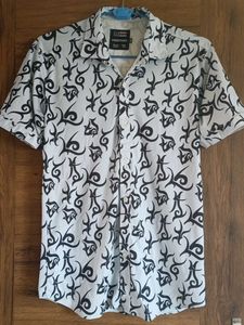 Patterned Short Sleeve Shirt