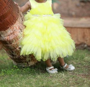 Lemon Yellow Pretty Frock