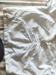 White Puff Sleeve Top