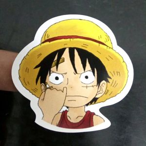 Set Of 9 One Piece Anime Stickers (1 Sheet)
