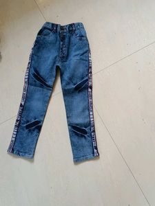 Boy's Designer Jeans with Side Stripe