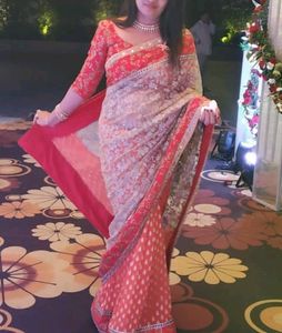 Boutique Piece Heavy Designer Saree with Pure Fabric .