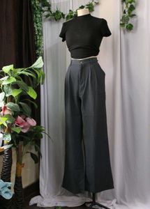 Urbanic Grey Flared Pants
