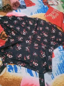 Floral Print Crop Top