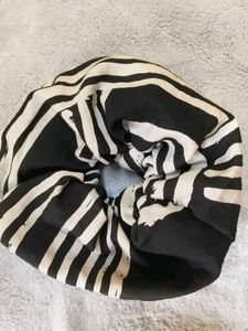 Zebra Print Scrunchie