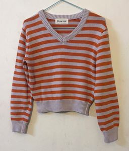 Striped Knit Pullover (item 24)