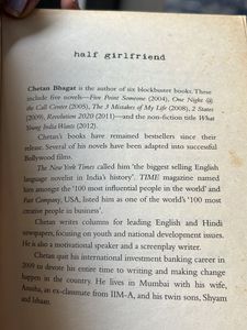 &#34;Half Girlfriend&#34; by Chetan Bhagat