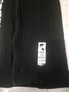 Beardman Black Printed Hoodie