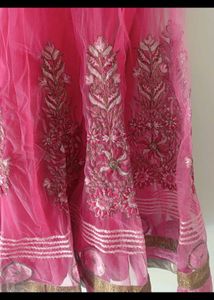 Pink Embroidered Kurta Set