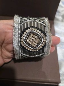 Black Beads Stones Bracelet