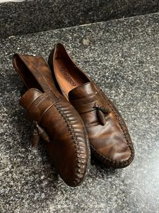 Brown Leather Loafers