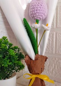 Crochet Tulip Bouquet
