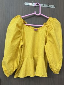 New Athena Branded Flare Sleeve Top Size M