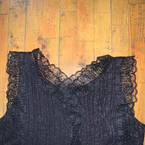 Black Shimmery Top
