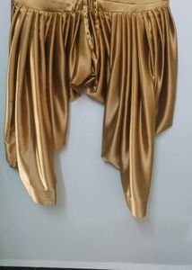 Satin Salwar Golden Colour