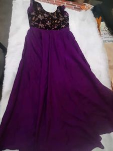 Purple Long Gown