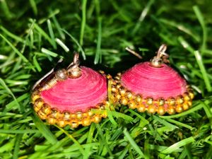 Colorful Quilled Stud Earring Set