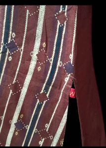 Elegant W Brown Kurti